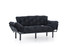 Sofa za 3 sjedala Nitta Triple - Crna
