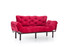 Sofa za 3 sjedala Nitta Triple - Maroon