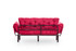 Sofa za 3 sjedala Nitta Triple - Maroon
