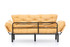 Sofa za 3 sjedala Nitta Triple - Senf