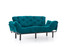 Sofa za 3 sjedala Nitta Triple - Petrol Green