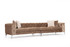 4-sjedala Sofa Como - tamno krem