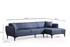 Ugaona sofa Belissimo Desno - Plavo