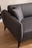 Ugaona sofa Belissimo desno - tamno siva