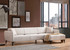 Ugaona sofa Belissimo desno - Off White Ugaona sofa Belissimo desno - Off White
