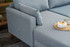 Ugaona sofa Bella Soft Köşe Koltuk Lijeva - Plava