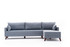 Ugaona sofa Bella Soft Köşe Koltuk Desna - Plava