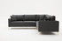 Ugaona sofa Berlin - antracit, zlato Ugaona sofa Berlin - antracit, zlato