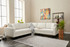 Ugaona sofa Berlin - krem, crna Ugaona sofa Berlin - krem, crna
