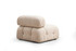 Ugaona sofa Bubble krema Bouclette L1-O1-1R-PUF