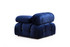 Ugaona sofa Bubble Velvet plava L1-O1-1R-PUF Ugaona sofa Bubble Velvet plava L1-O1-1R-PUF