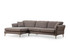 Ugaona sofa Costor Corner Lijevi Siva