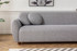 Ugaona sofa Eddy Corner (L3-CHL) - svijetlo siva