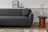 Ugaona sofa Eddy Corner 2 (3L-C-3R) - tamno siva