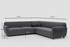 Ugaona sofa Eddy Corner 2 (3L-C-3R) - tamno siva