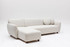 Ugaona sofa Eddy Corner Lijevi (CHL-3R) - Bijela