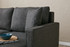 Ugaona sofa Eva desno - antracit Ugaona sofa Eva desno - antracit