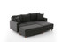 Ugaona sofa Eva desno - antracit Ugaona sofa Eva desno - antracit