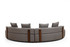 Ugaona sofa Gondol-2 (CHL-SOL-CHL-SAĞ) - Siva