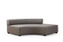Ugaona sofa Gondol-4 (CHL SOL-CHLSAĞ-3R) - Siva