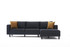 Ugaona sofa Kale Velvet desno - antracit Ugaona sofa Kale Velvet desno - antracit