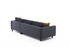 Ugaona sofa Kale Velvet desno - antracit Ugaona sofa Kale Velvet desno - antracit