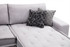 Ugaona sofa Lena Corner - svijetlo siva