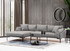 Ugaona sofa Leo Corner Lijevi - Siva