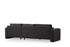 Ugaona sofa Lily Corner desno siva