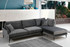 Ugaona sofa Papira ugao desni (L3+Chl) - antracit