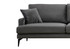 Ugaona sofa Papira ugao desni (L3+Chl) - antracit