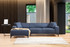 Ugaona sofa Petra L Kutak - Plava