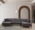 Ugaona sofa Porto Corner (CHL-02-C-EOT) - Antracit