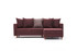 Ugaona sofa-krevet Aydam desno - Claret Red Ugaona sofa-krevet Aydam desno - Claret Red