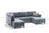 Ugaona sofa-krevet Belen - braon Ugaona sofa-krevet Belen - braon