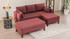 Ugaona sofa-krevet Bella Kutna Sofa Desna 2 - Claret Red Ugaona sofa-krevet Bella Kutna Sofa Desna 2 - Claret Red