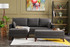 Ugaona sofa-krevet Bella Mini Ugaona Sofa Lijeva - Antracit Ugaona sofa-krevet Bella Mini Ugaona Sofa Lijeva - Antracit