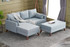 Ugaona sofa-krevet Bella Soft Mini Köşe Lijeva - Plava Ugaona sofa-krevet Bella Soft Mini Köşe Lijeva - Plava