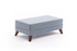 Ugaona sofa-krevet Bella Soft Mini Köşe Desna - Plava Ugaona sofa-krevet Bella Soft Mini Köşe Desna - Plava
