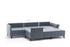 Ugaona sofa-krevet Efsun - Antracit Ugaona sofa-krevet Efsun - Antracit