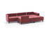 Ugaona sofa-krevet Efsun - Claret Red Ugaona sofa-krevet Efsun - Claret Red