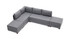 Ugaona sofa-krevet Fly kutna garnitura na razvlačenje Lijevo - Siva Ugaona sofa-krevet Fly kutna garnitura na razvlačenje Lijevo - Siva