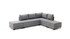 Ugaona sofa-krevet Fly kutna sofa na razvlačenje desna - siva Ugaona sofa-krevet Fly kutna sofa na razvlačenje desna - siva