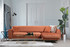 Ugaona sofa-krevet Ugao slike desno (L3-Chl) - Cimet