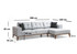 Ugaona sofa-krevet Montana kut desno (L3+Chl)