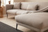 Ugaona sofa-krevet Venus R - krema