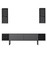 Garnitura namještaja za dnevni boravak Black Line Set - antracit, crna Garnitura namještaja za dnevni boravak Black Line Set - antracit, crna