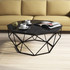 Hanah Home Stol za kafu-kavu Dijamant - crni mramor 