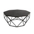 Hanah Home Stol za kafu-kavu Dijamant - crni mramor 