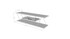 Hanah Home TV stalak Canaz - crni, orah  Hanah Home TV stalak Canaz - crni, orah